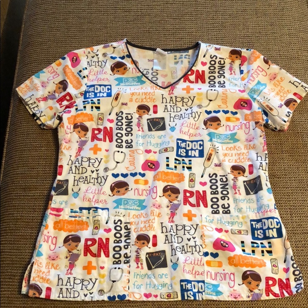 Disney Scrub Top